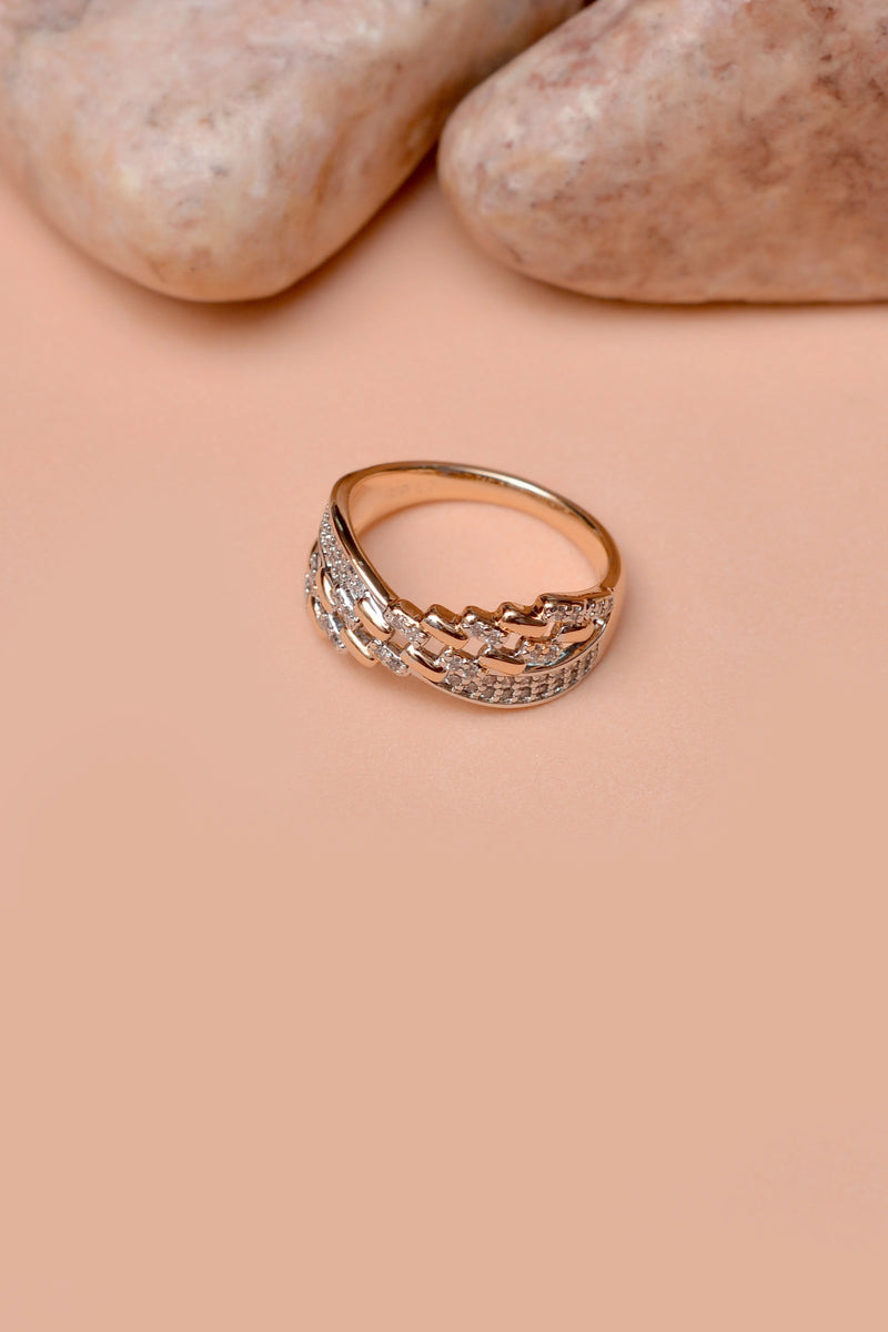 Size 6 Daily Wear Dual Tone Ring