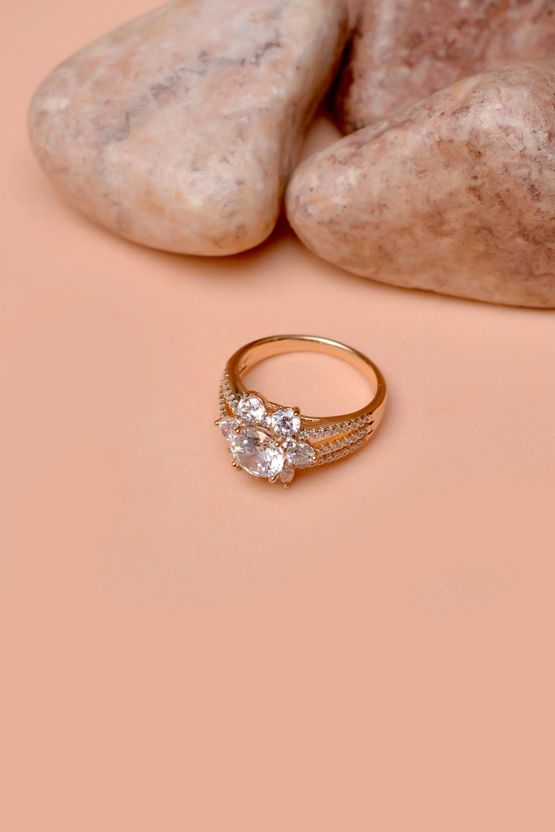 Size 6 Daily Wear Golden Ring