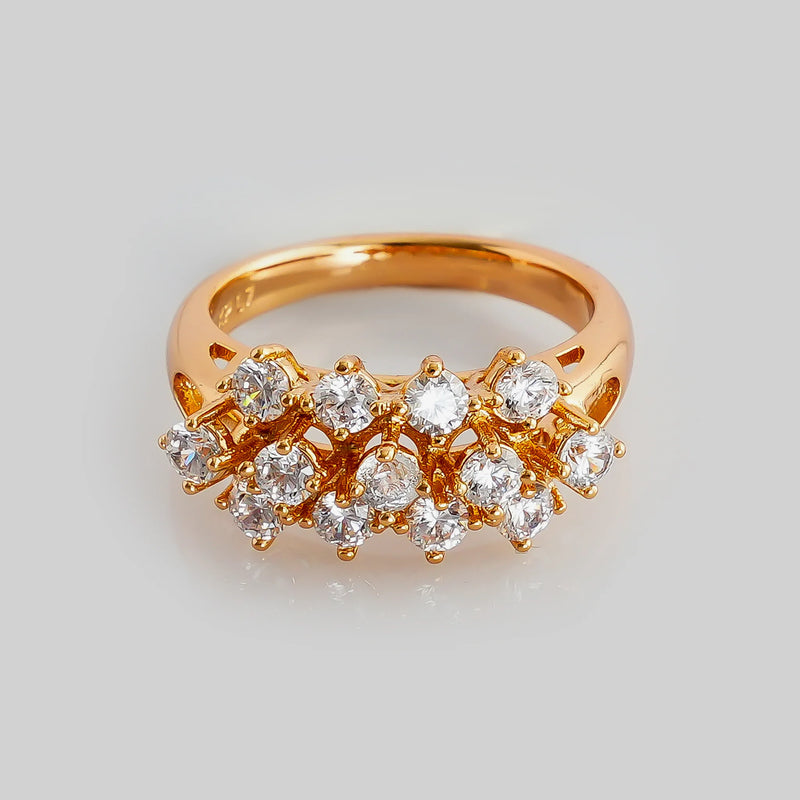 Size 7 Daily Wear Golden Ring