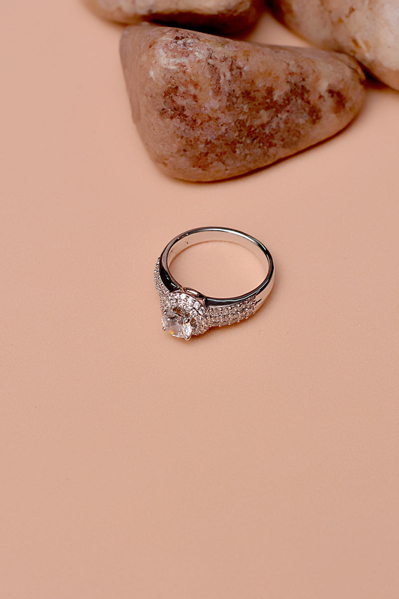 Size 8 Daily Wear Silver Ring
