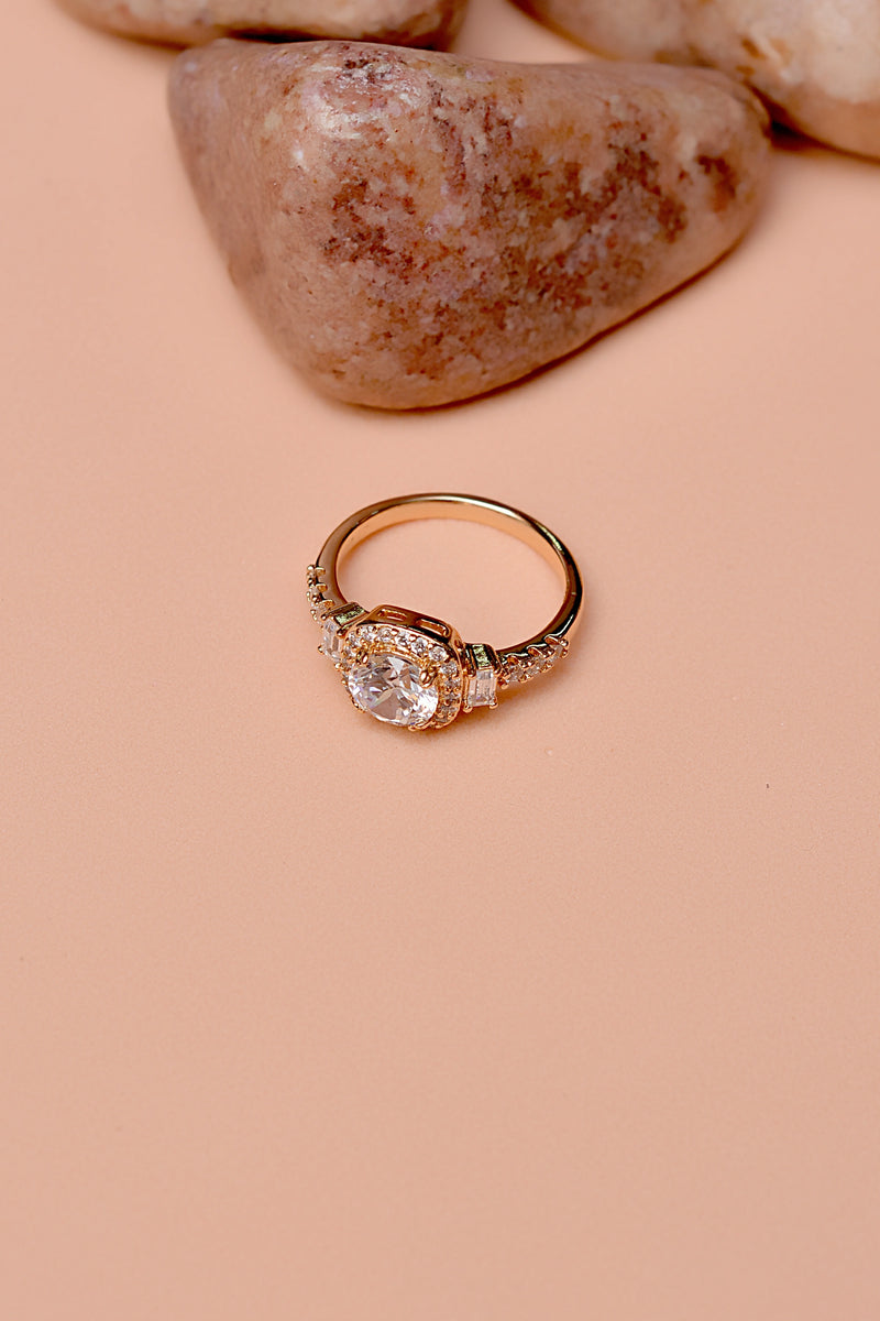 Size 6 Daily Wear Golden Ring
