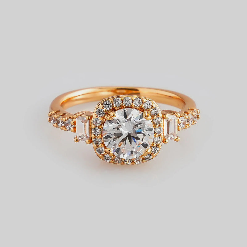 Size 7 Daily Wear Golden Ring