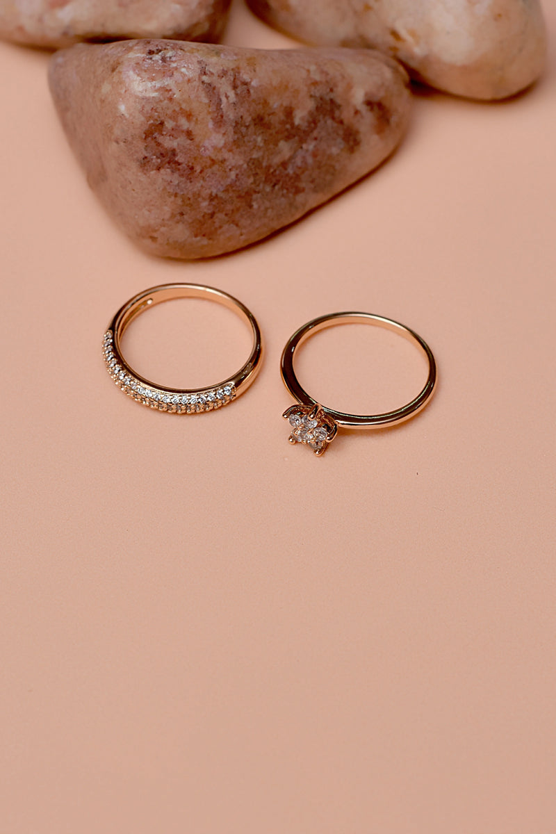 Size 9 Daily Wear Golden Ring