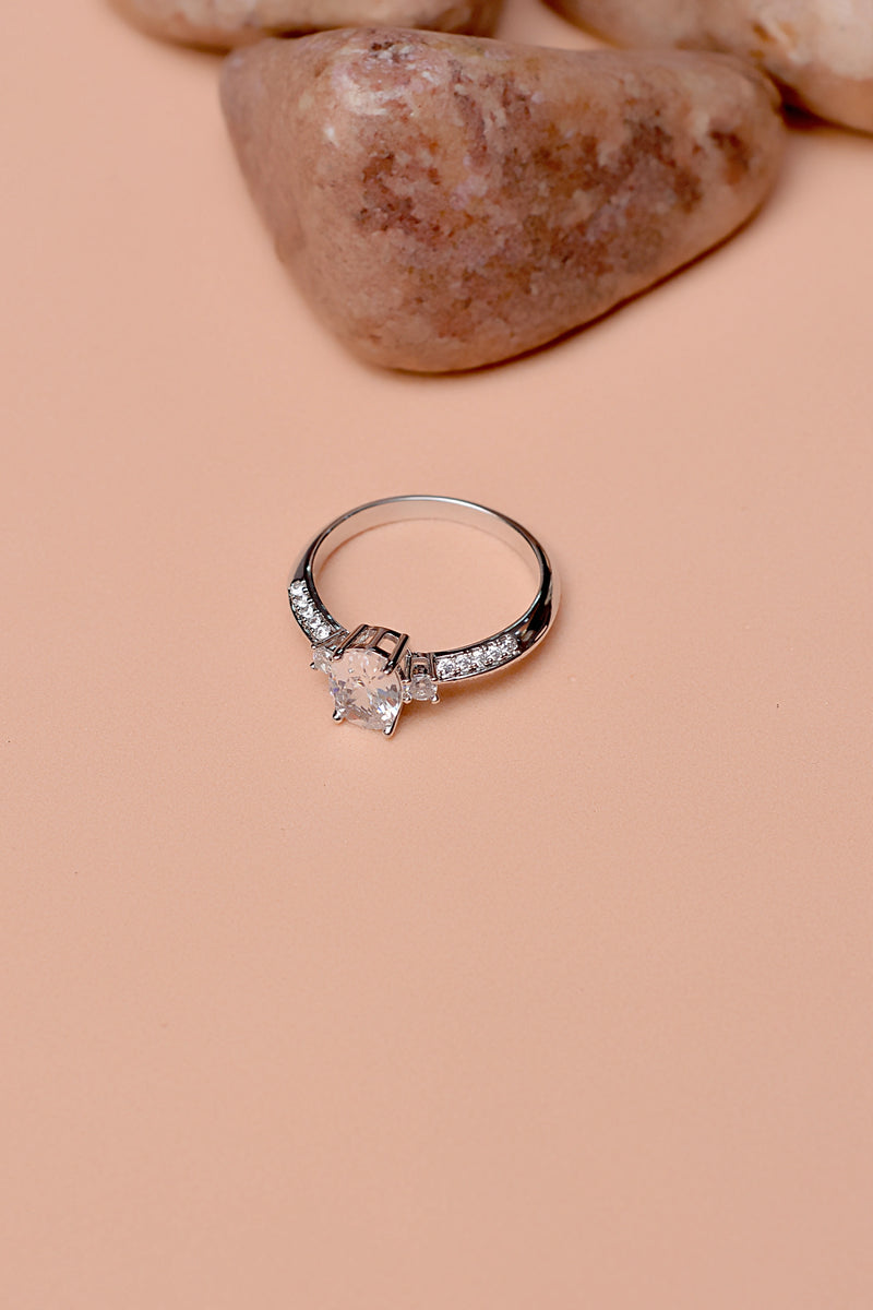 Size 8 Daily Wear Silver Ring
