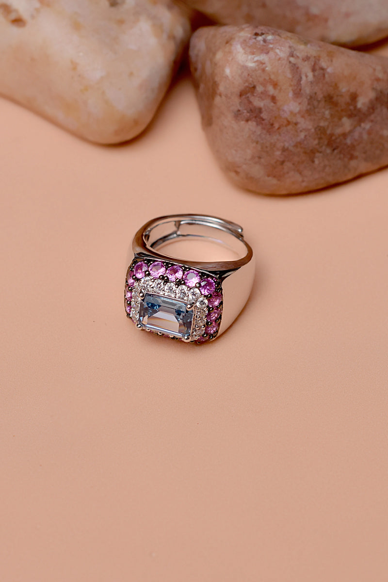 Size 0 Daily Wear Blue Ring