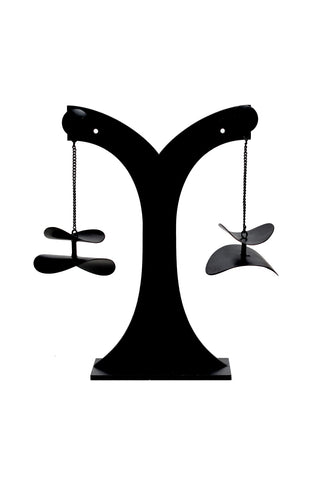 Party Wear Black Earrings