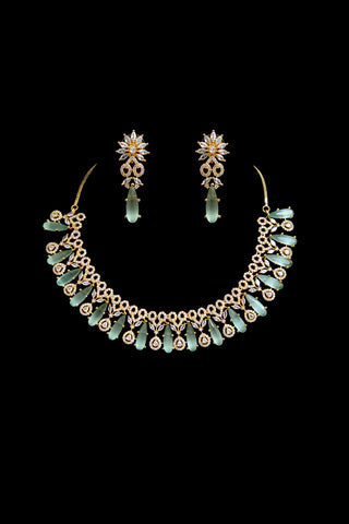 Party Wear Green Party Set
