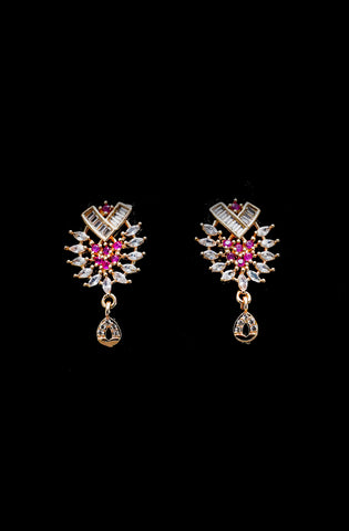 Party Wear Red Locket Set