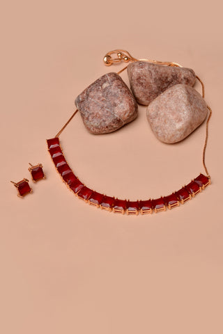 Party Wear Red Party Set