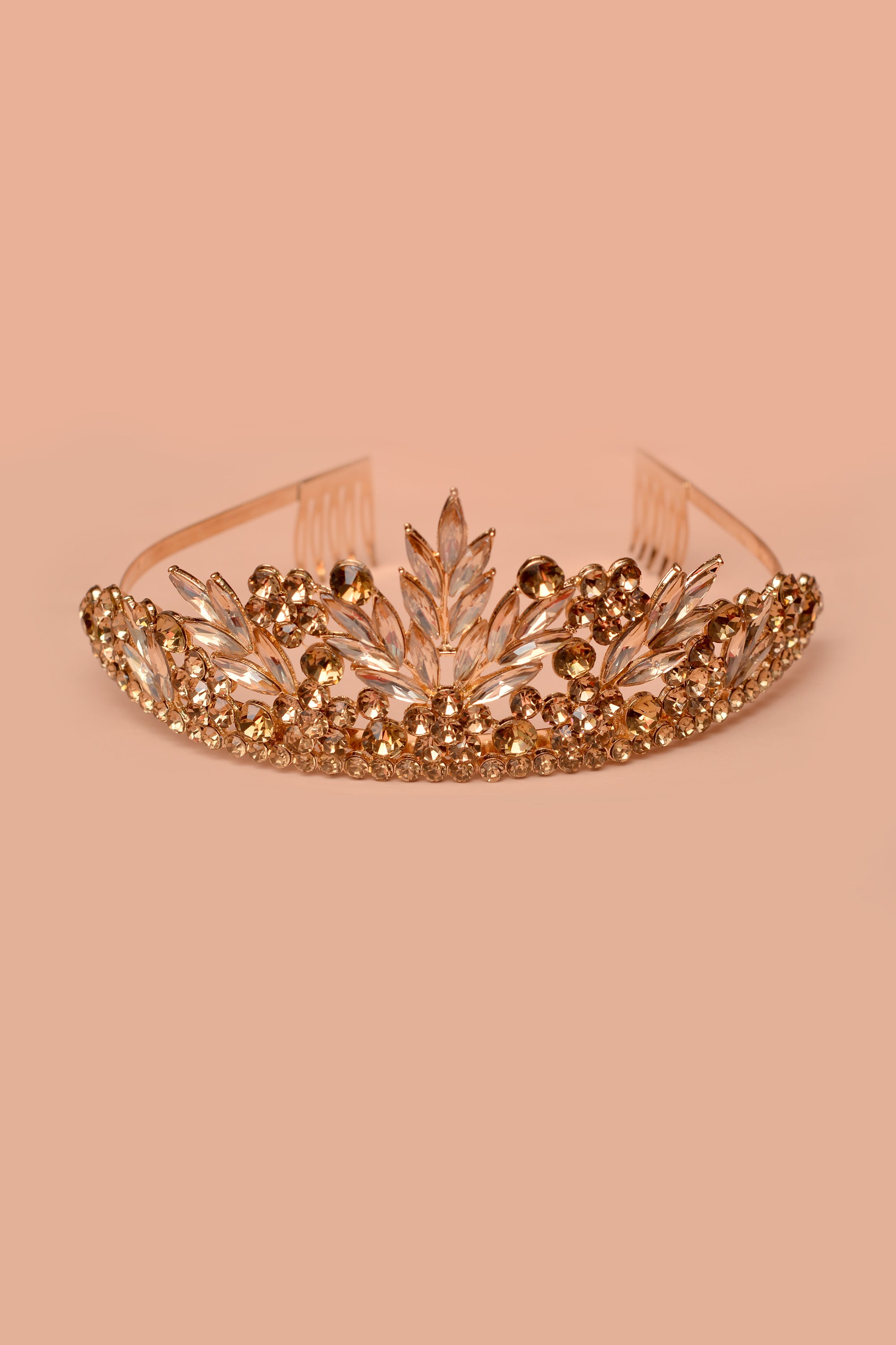 Party Wear Golden Head Crown