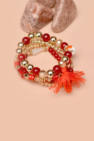 Party Wear Red Bracelet