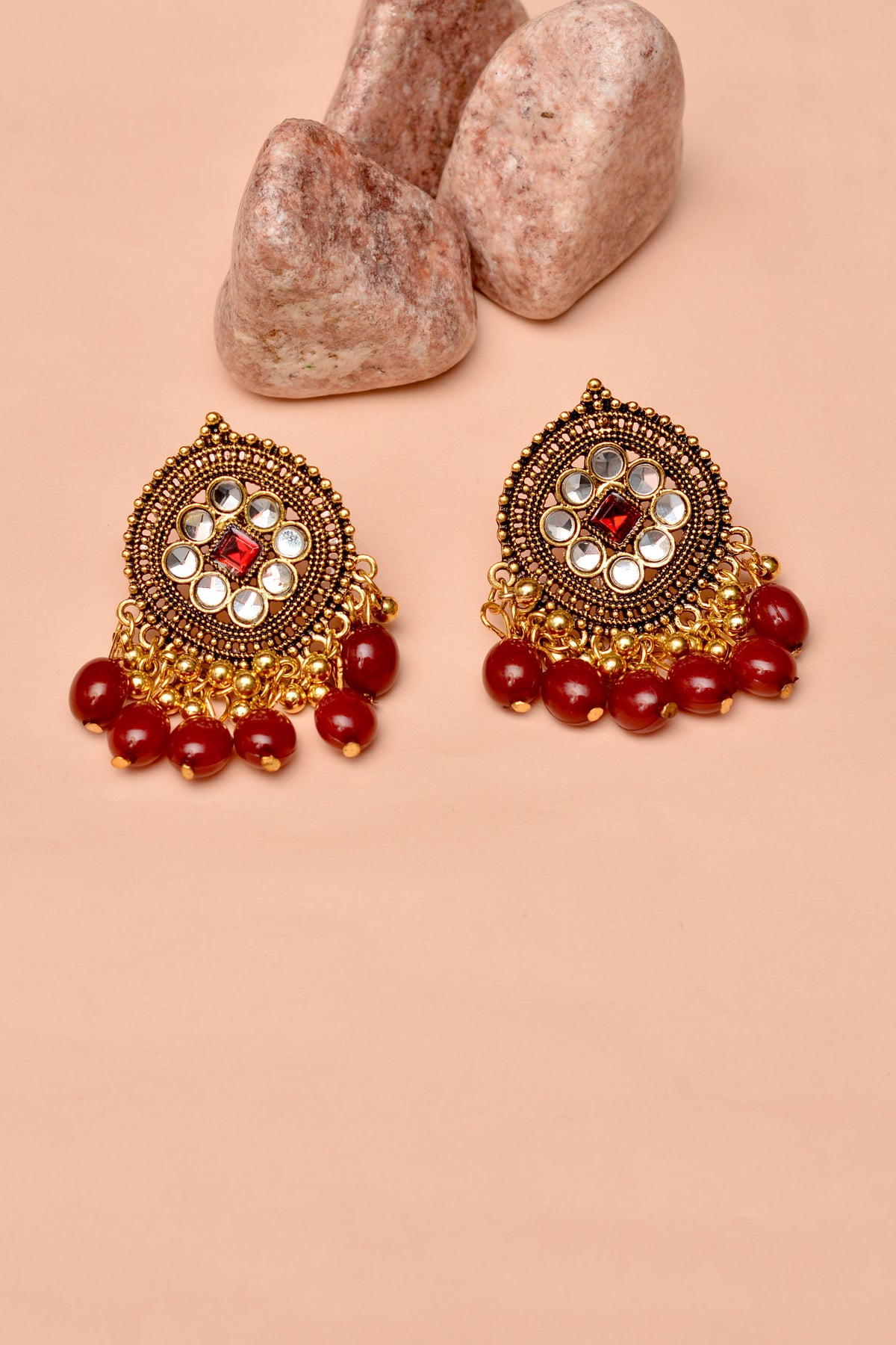 Party Wear Multicolor Earrings