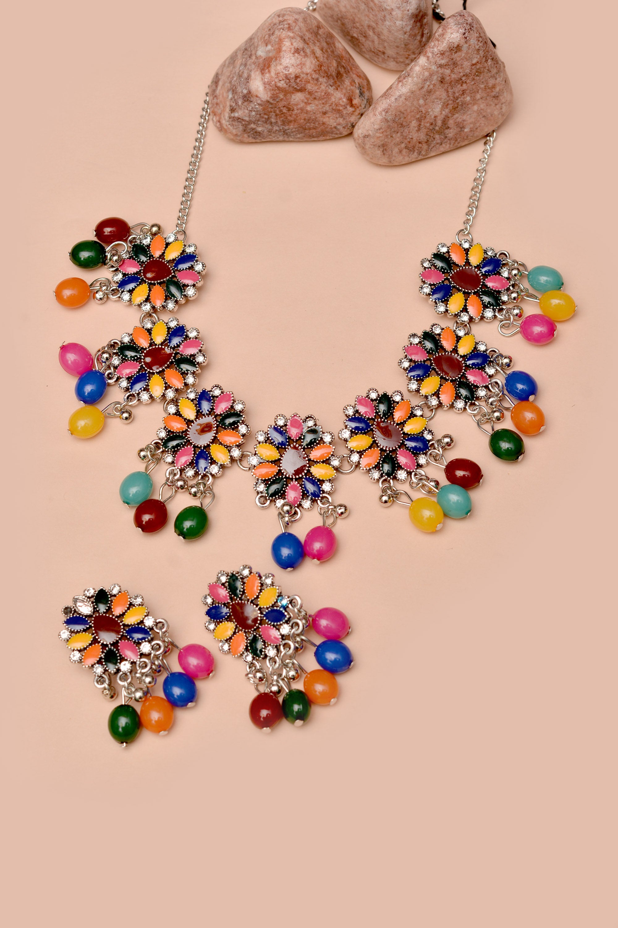 Party Wear Multicolor Choker Necklace