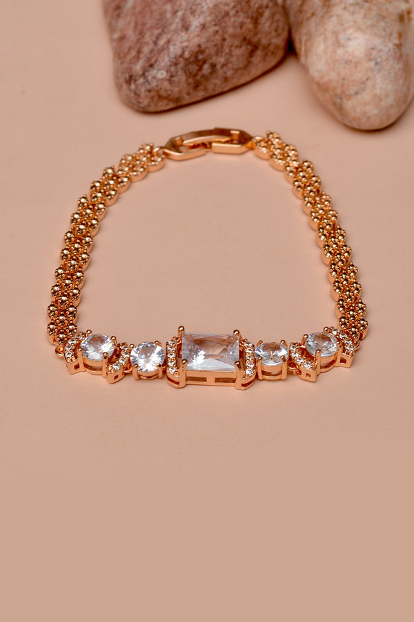 Party Wear Golden Bracelet