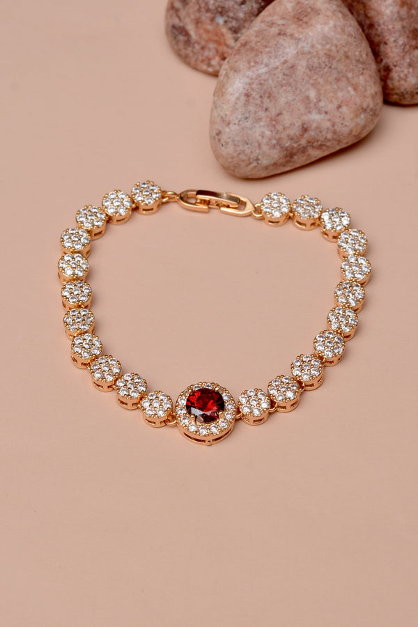 Party Wear Red Bracelet