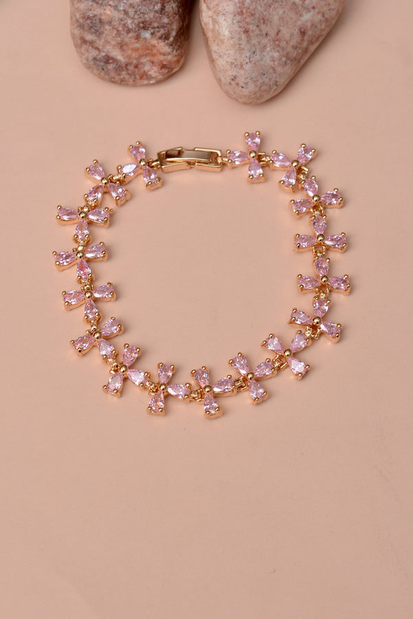 Party Wear Pink Bracelet