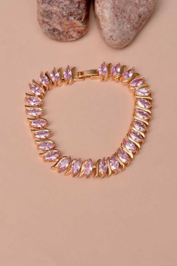 Party Wear Pink Bracelet