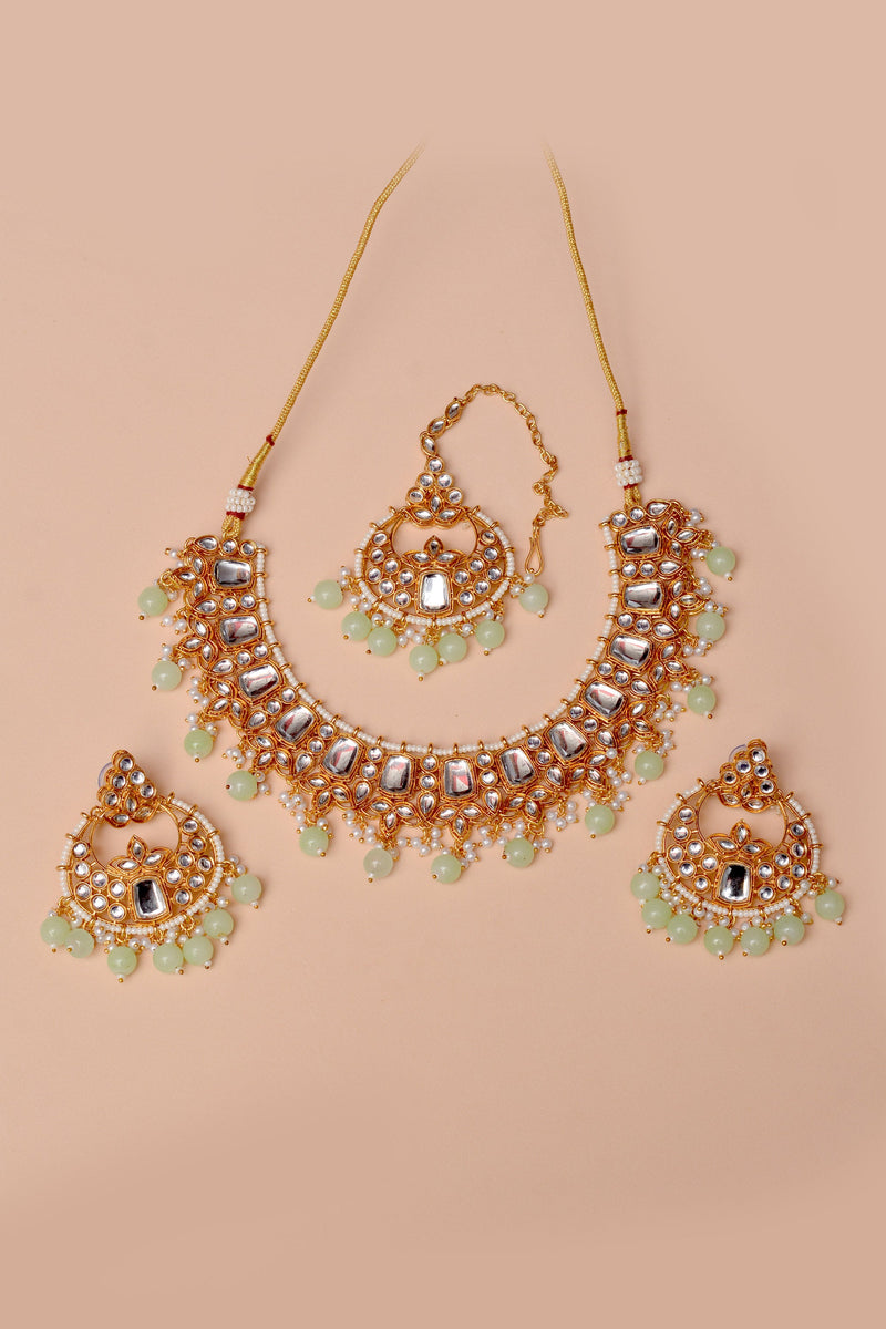 Party Wear Green Party Set