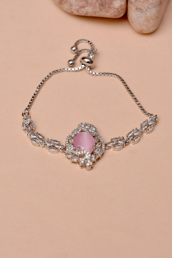 Party Wear Pink Bracelet