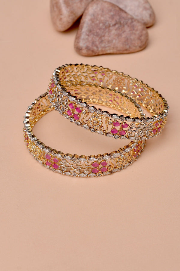 Size 2-6 Party Wear Red Bangles