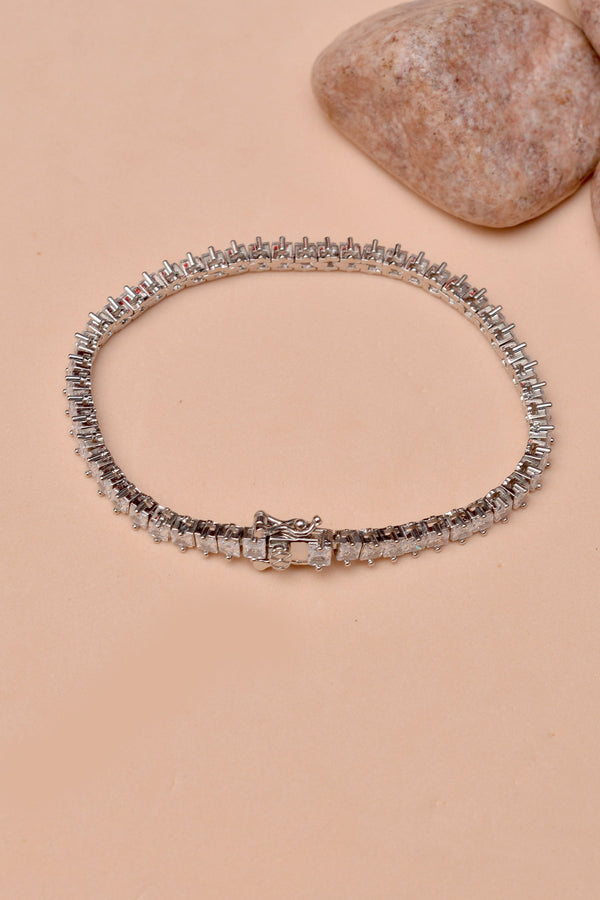 Party Wear Silver Bracelet