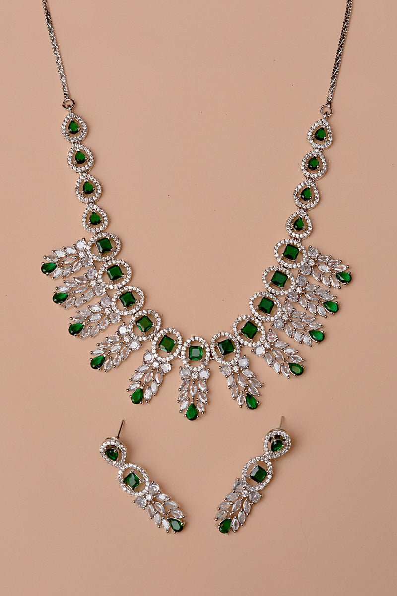 Party Wear Green Party Set