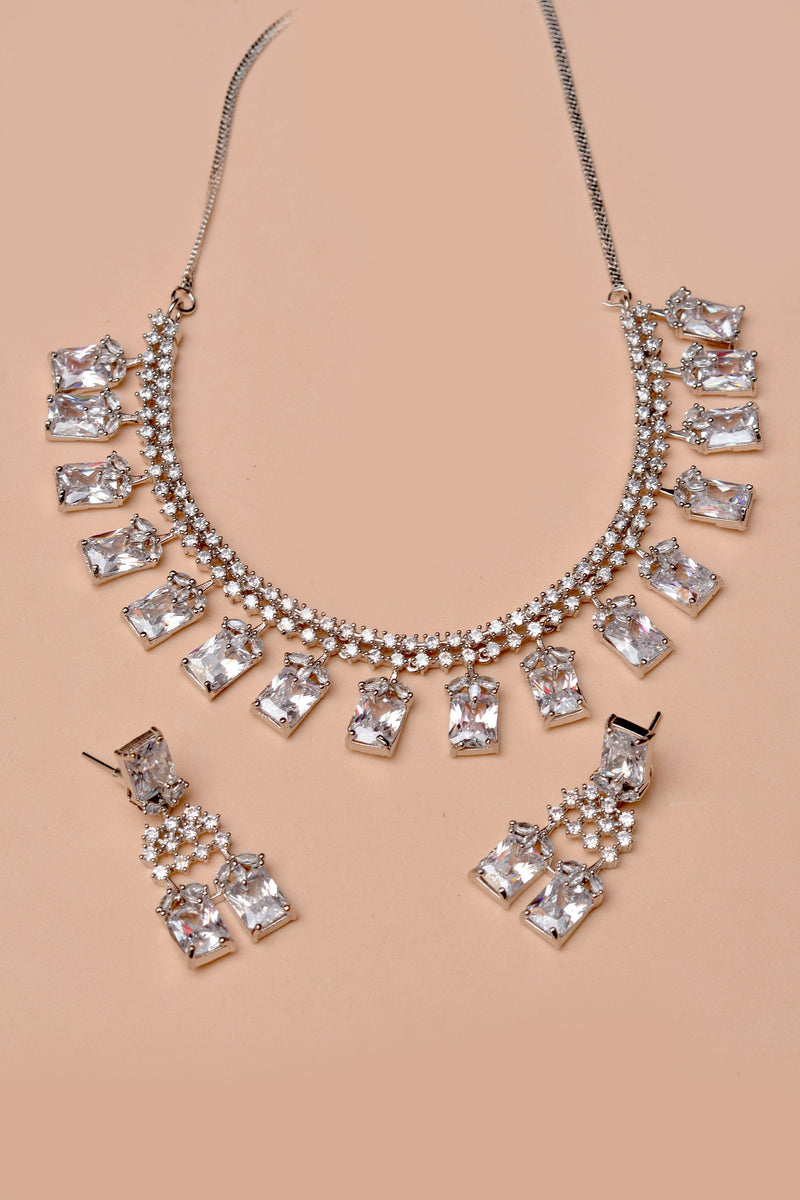 Party Wear Silver Party Set