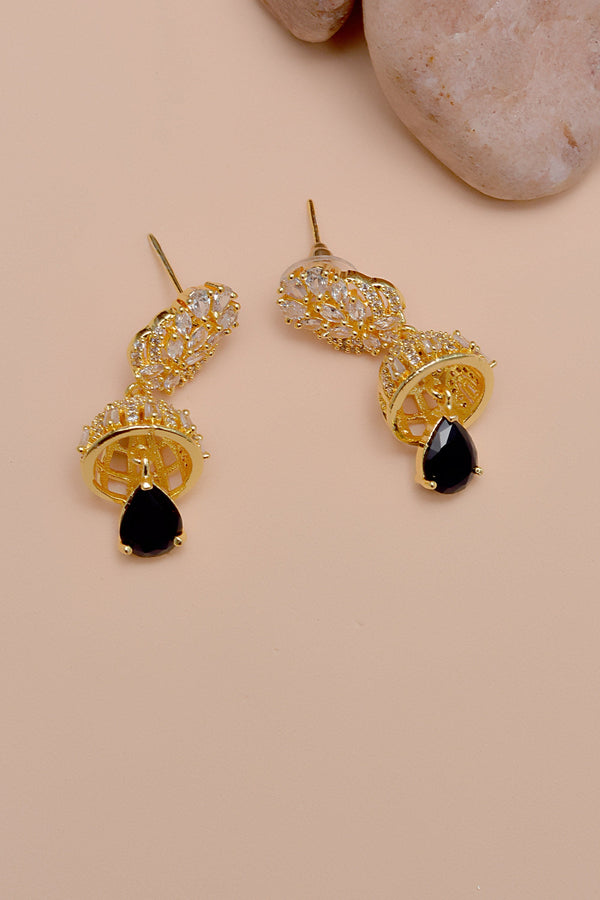 Party Wear Black Earrings