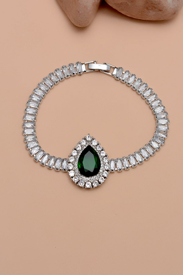 Party Wear Green Bracelet