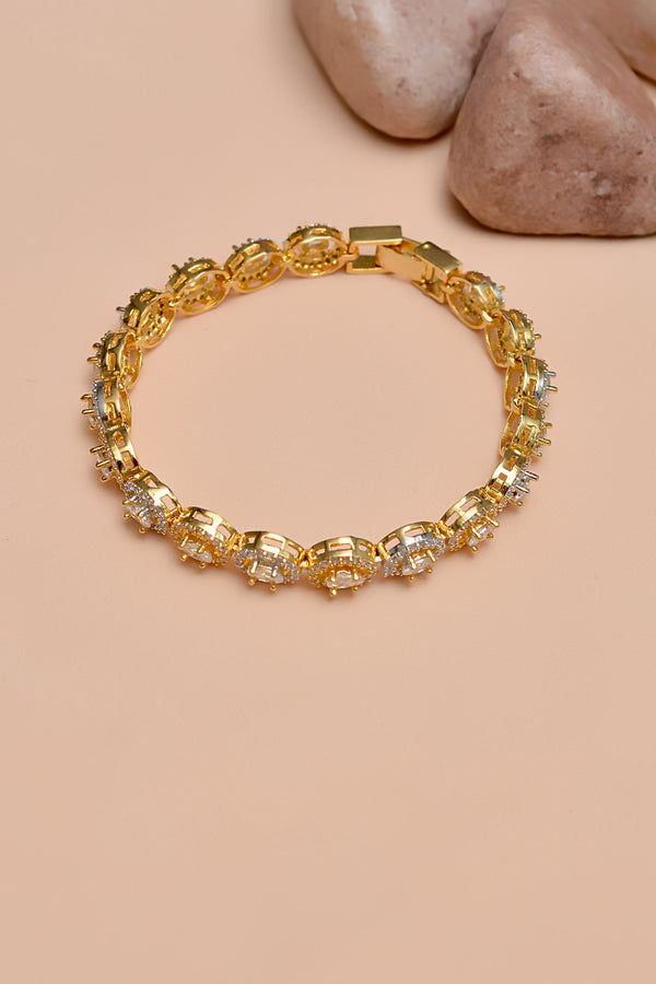 Party Wear Golden Bracelet