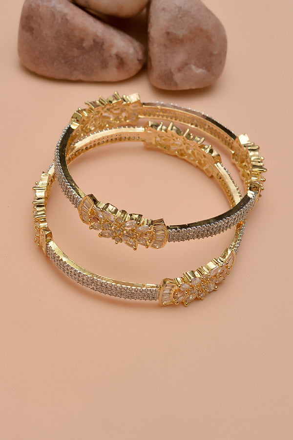 Size 2-6 Party Wear Champagne Bangles