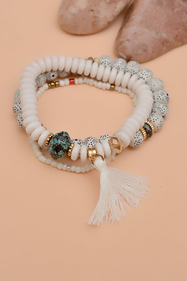 Party Wear White Bracelet