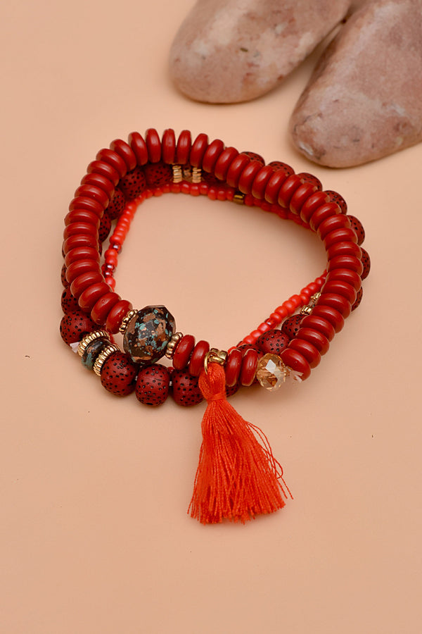 Party Wear Red Bracelet