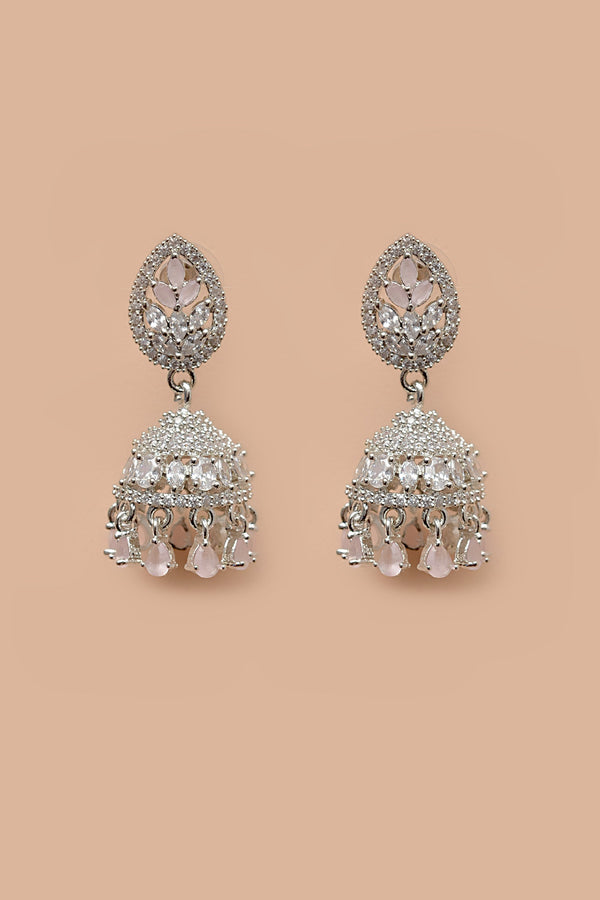 Party Wear Pink Earrings