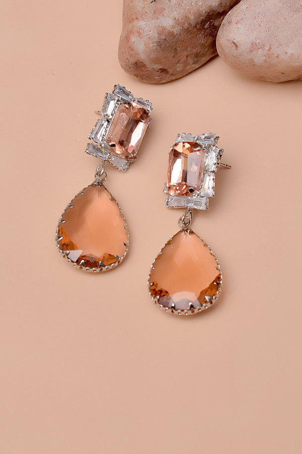 Party Wear Champagne Earrings