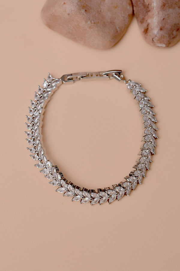 Party Wear Silver Bracelet