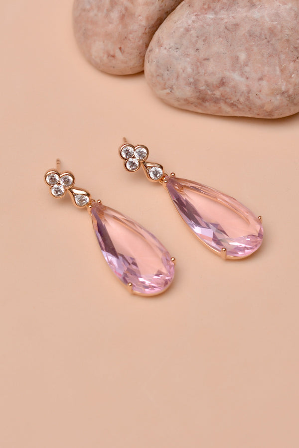 Party Wear Pink Earrings