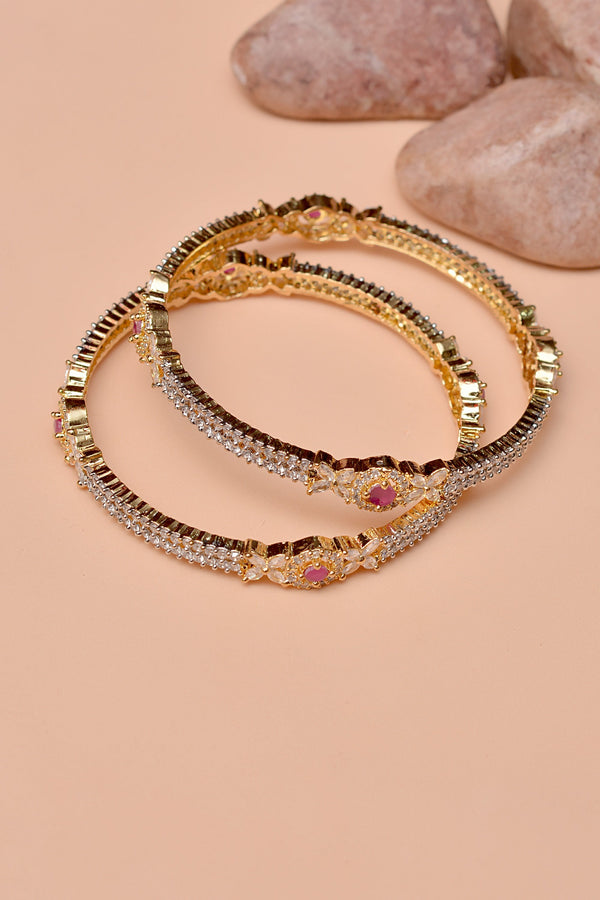 Size 2-8 Party Wear Red Bangles