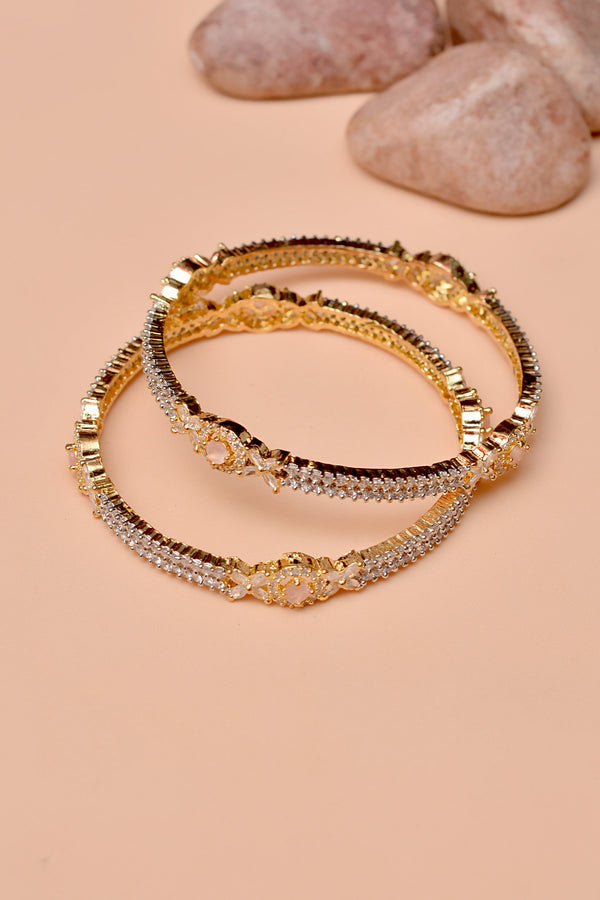 Size 2-10 Party Wear Pink Bangles