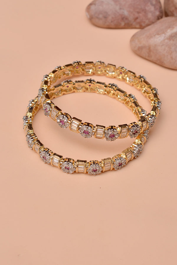 Size 2-10 Party Wear Red Bangles