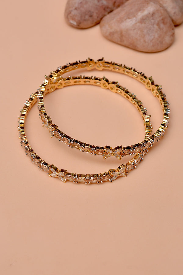 Size 2-10 Party Wear Champagne Bangles