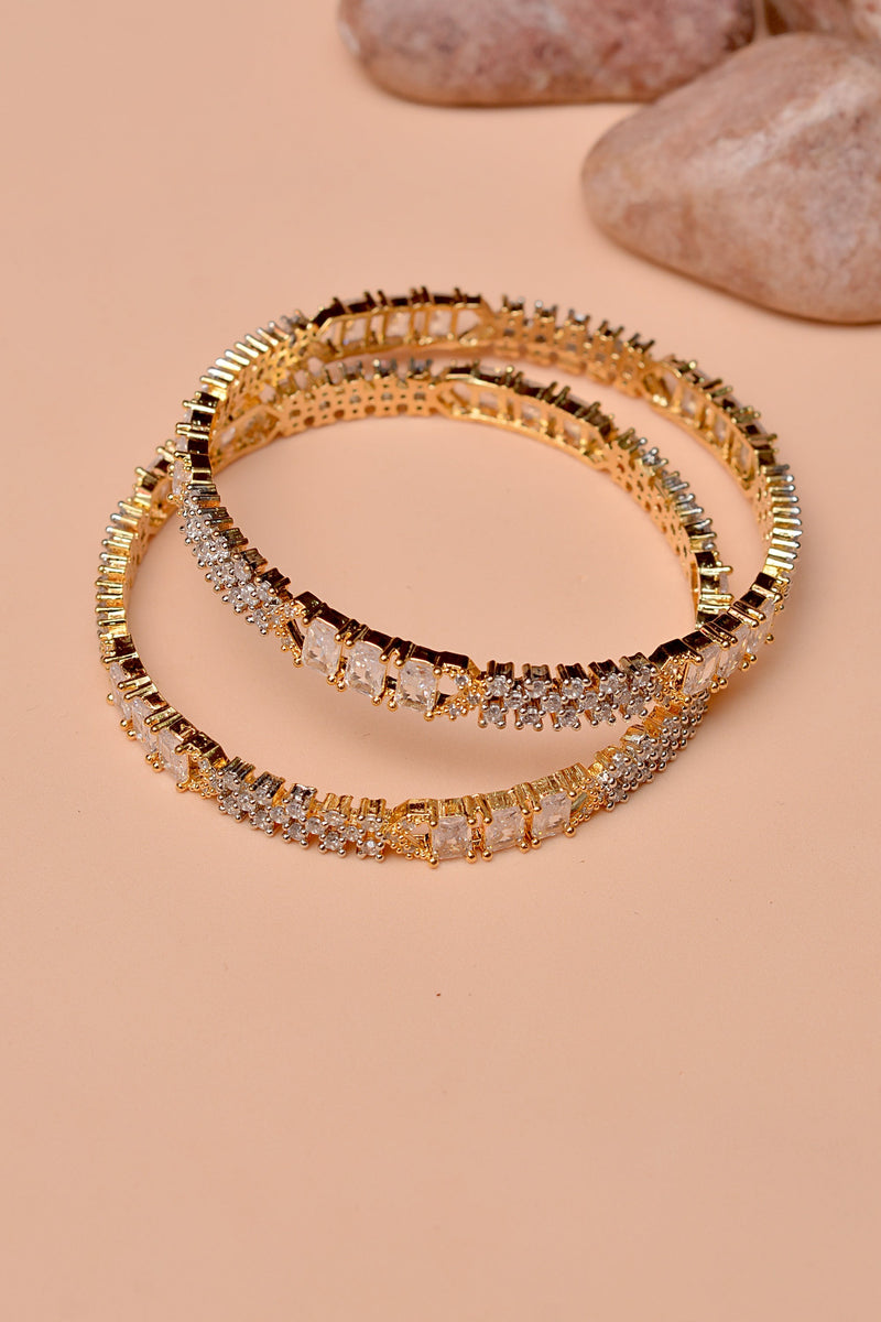 Party Wear Golden Bangles