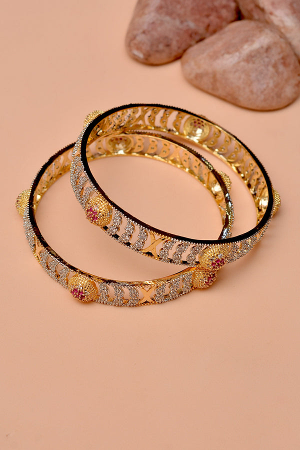 Size 2-10 Party Wear Red Bangles