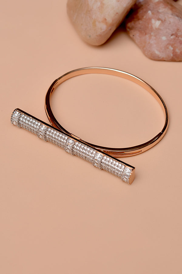 Size 2-0 Party Wear Dual Tone Karra Bangle