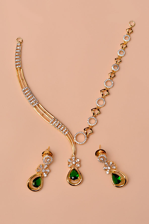 Party Wear Green Party Set