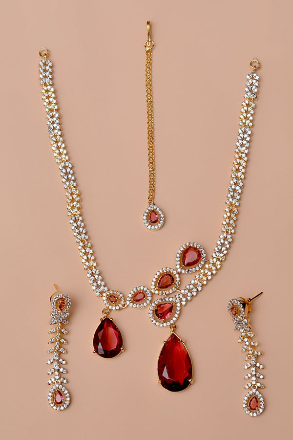 Party Wear Red Party Set