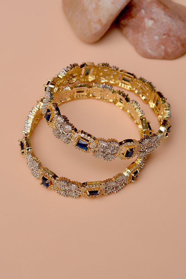 Size 2-4 Party Wear Blue Bangles