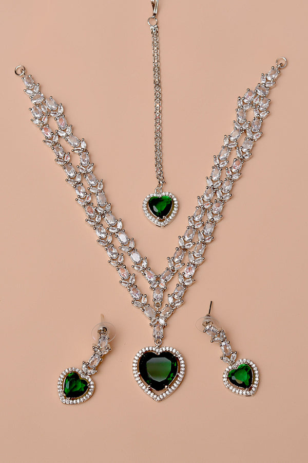 Party Wear Green Party Set