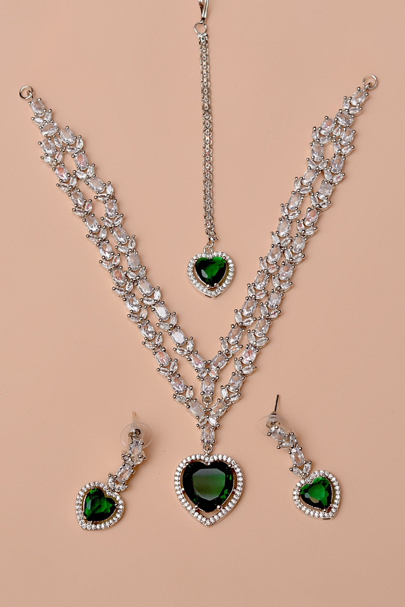 Party Wear Green Party Set