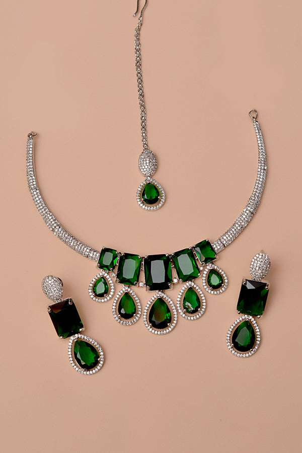 Party Wear Green Party Set